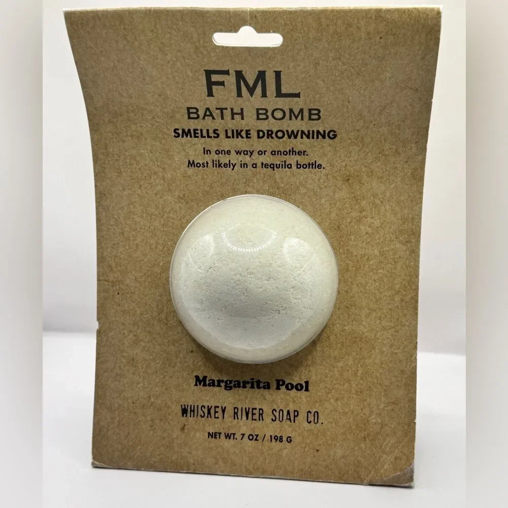 5/$25 Whiskey River Soap Co. FML Bath Bomb Margarita Pool NWT